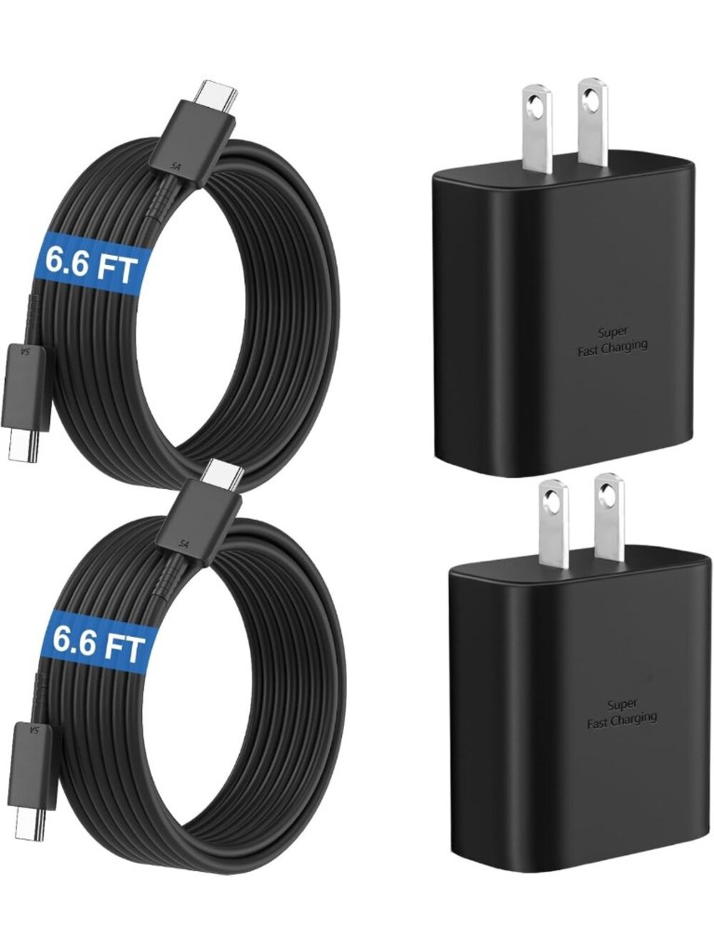 45W Fast Charging USB-C Phone Charger with 6.6FT Cord - Super Speed & Durable